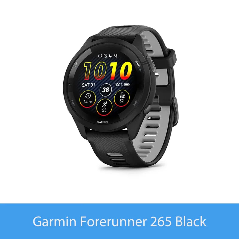 Garmin Forerunner 265 GPS Smartwatch With Heart Rate AMOLED Display