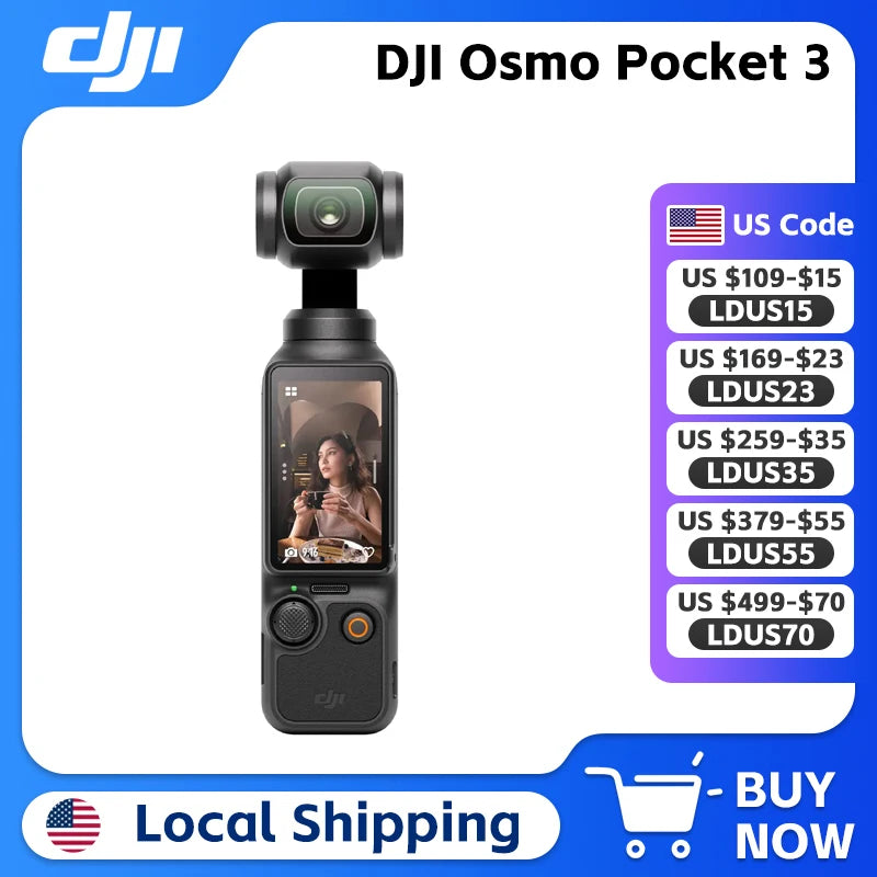DJI Osmo Pocket 3 Handheld Vlogging Camera 4K Gimbal System