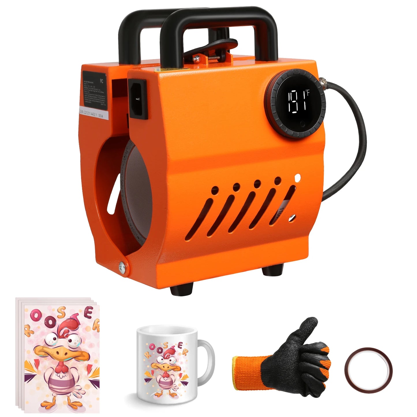 SucceBuy Mug Heat Press for Sublimation DIY Printing