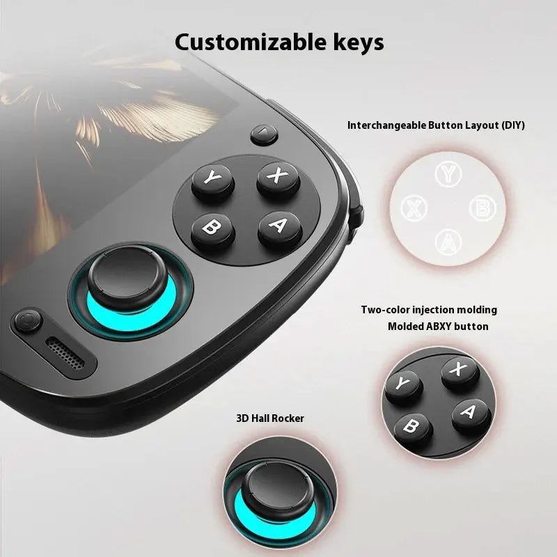 Retroid Pocket 5 Handheld Console With Joystick RGB Lighting