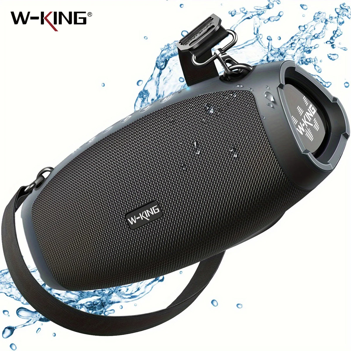 W-King X10 Portable Bluetooth Speaker With Deep Bass And Waterproof