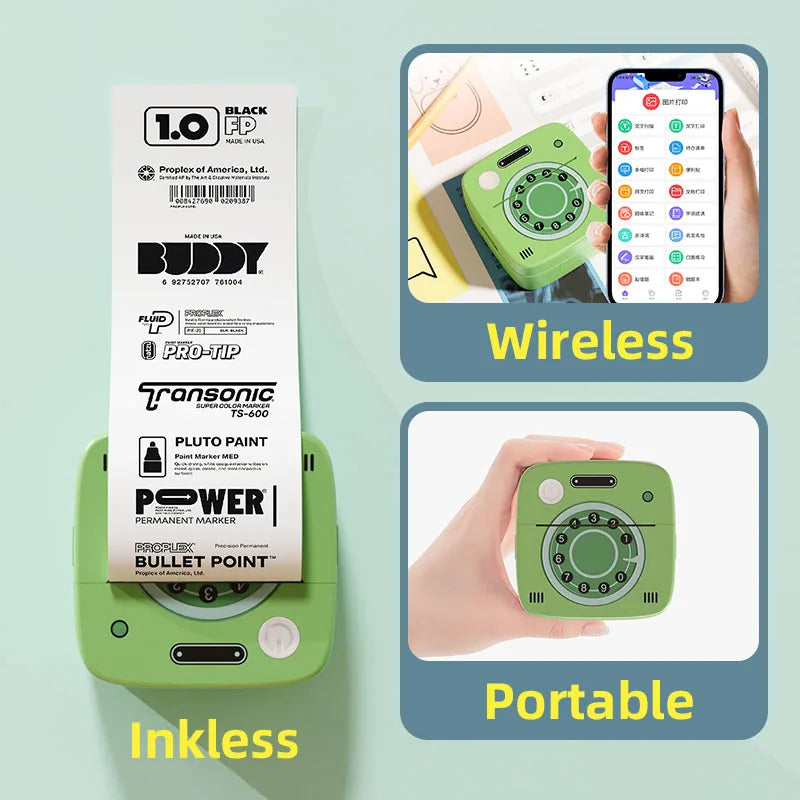 Dolewac M1 Photo Pocket Printer For iOS Android Bluetooth