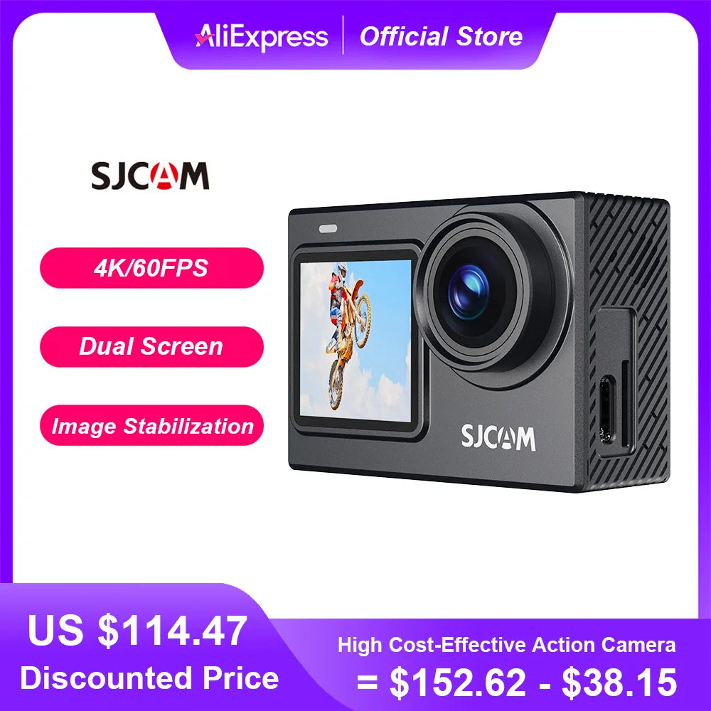 SJCAM SJ6 Pro 4K Action Camera Dual Screen Waterproof WiFi