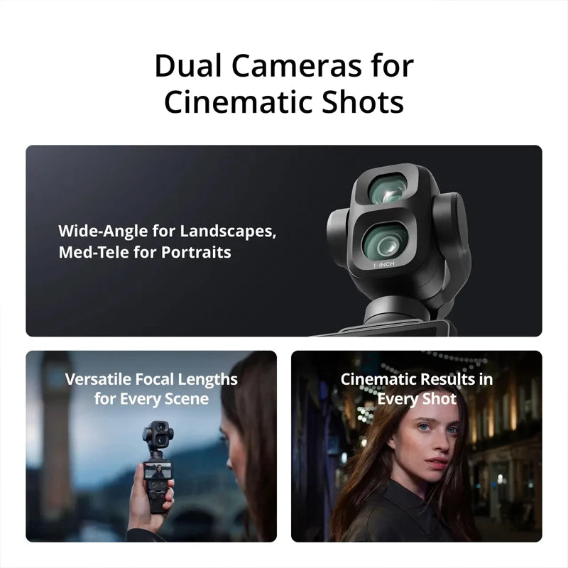 Dji Osmo Pocket Cinematic Dual Lens Gimbal Handheld Camera