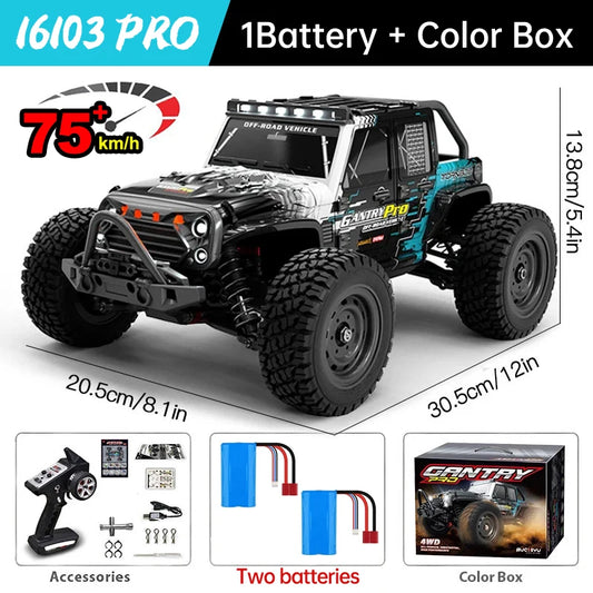 WLtoys 16101 Pro High Speed 4WD Electric RC Monster Truck