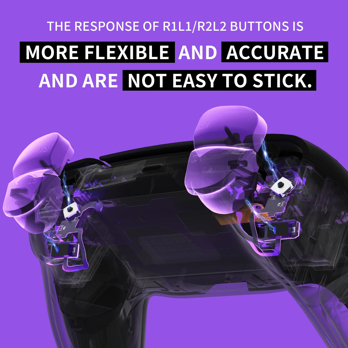 Ex treemRate Whole Clicky Kit For PS5 Controller Shoulder Buttons