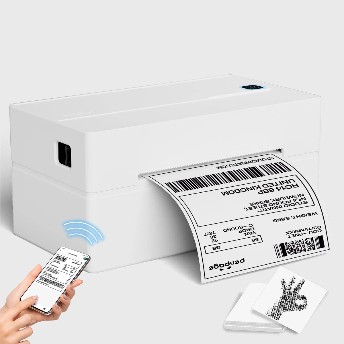 PeriPage Bluetooth Thermal Shipping Label Printer For Windows And Mac