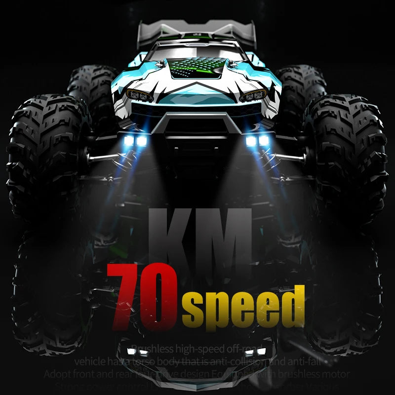 WLtoys 16101 Pro RC Car FourWheelDrive LED Lights HighSpeed
