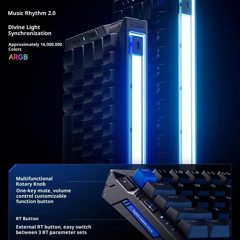 MCHOSE Ace68 Turbo Wired Magnetic Switch 68 Key Mechanical Keyboard