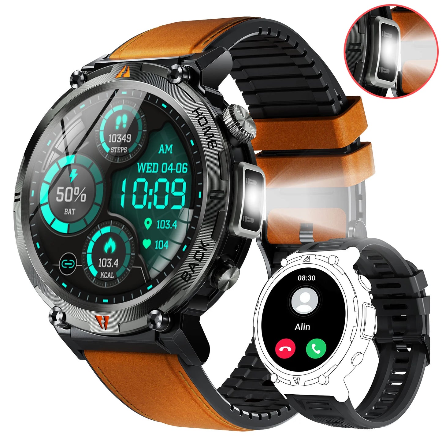EIGIIS KE3 Smartwatch Bluetooth Call Full Touch Screen