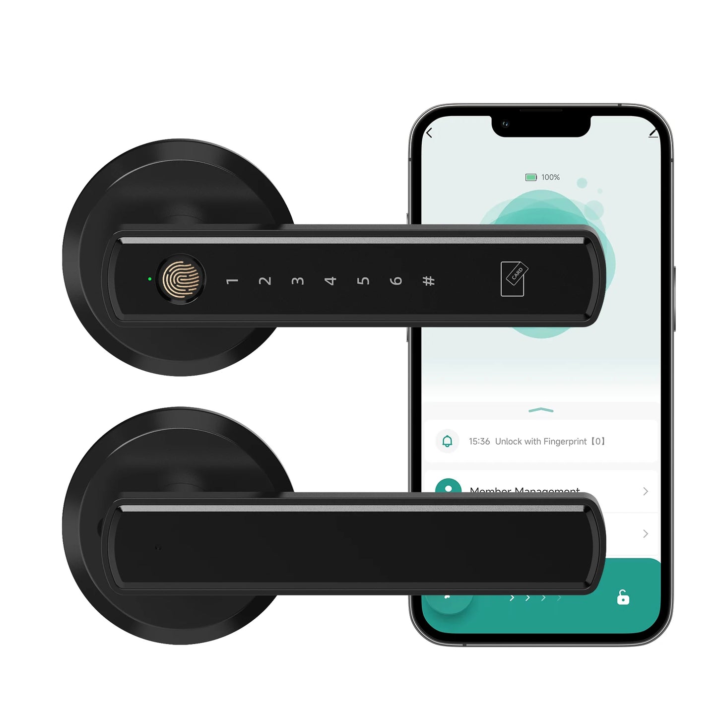 Viladepot Smart Lock Fingerprint App Control Type C Interface
