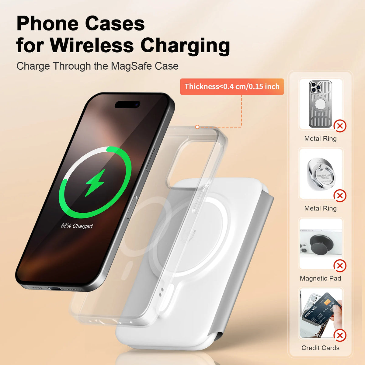 Magnetic 3In1 Foldable Wireless Charger For Phones And Watches