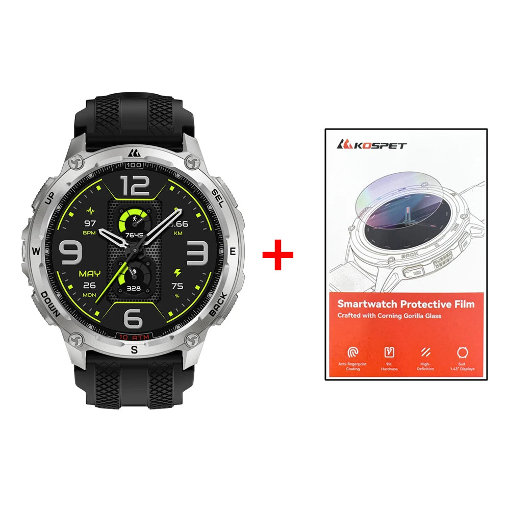 KOSPET Tank T4 Smart Watch with GPS and Offline Maps