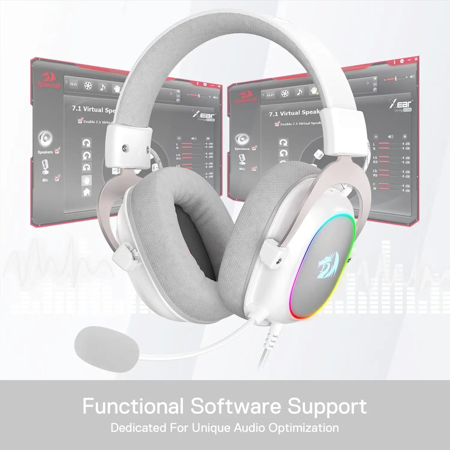 Redragon H510 Zeus X RGB Gaming Headset 7.1 Surround Sound