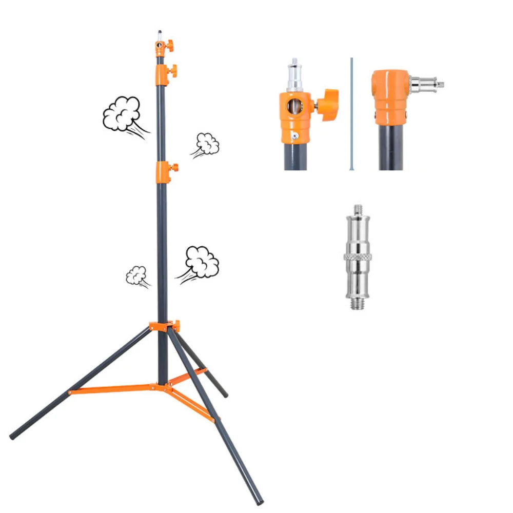 SH Heavy Duty Stainless Steel Photography Lighting Stand Tripod