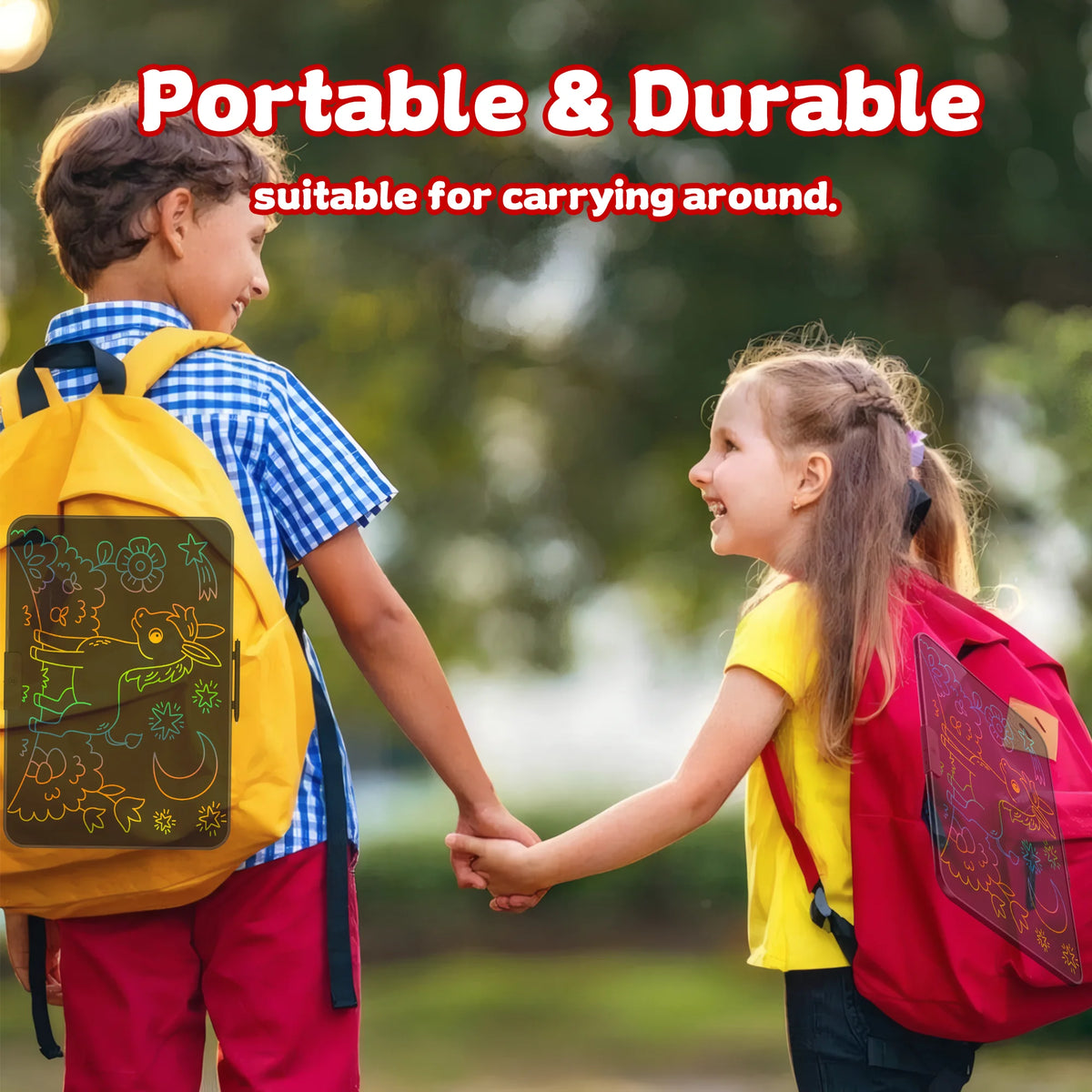 Rechargeable LCD Writing Tablet Electronic Drawing Board Kids Digital Doodle