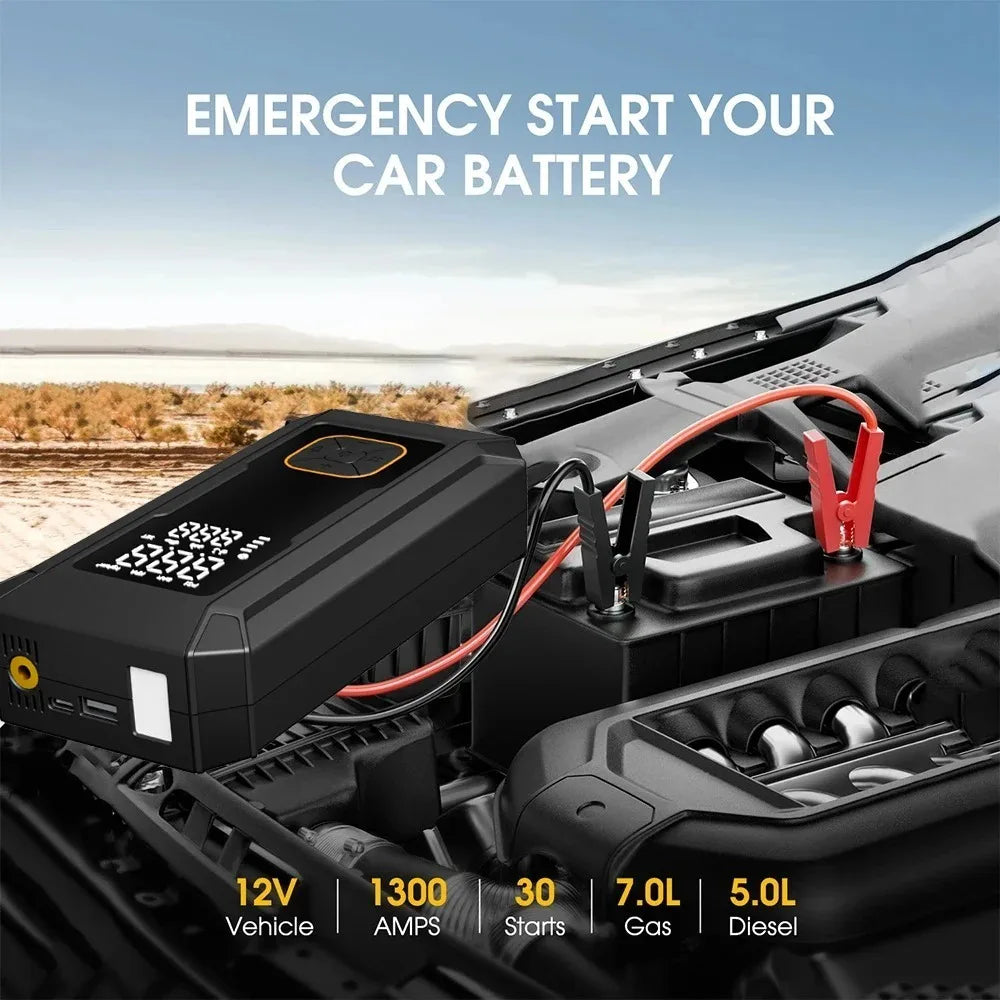 YINGBOOST 4000A Jump Starter With Air Pump And LED Light