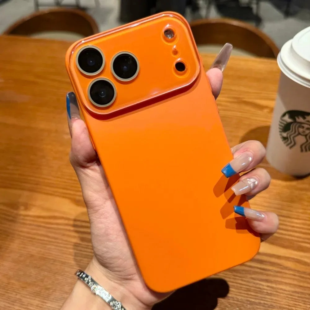 Shockproof Full Glass iPhone Case With Large Window