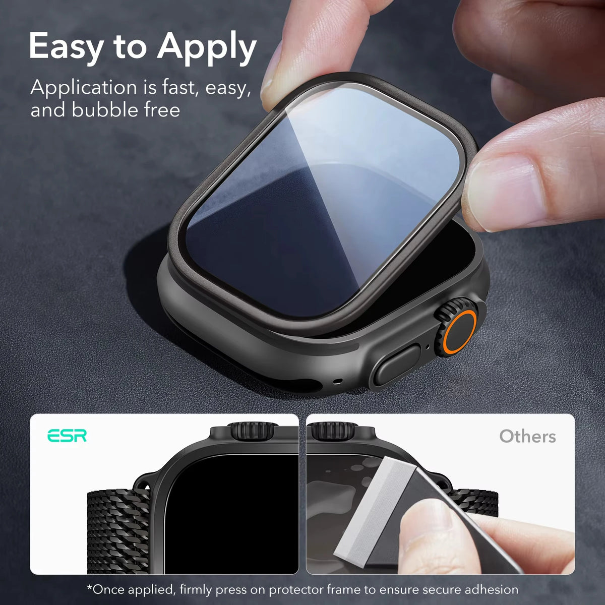 Smartwatch Screen Protector Tempered Glass Military Grade Cover