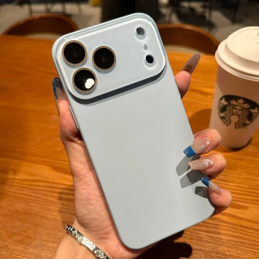 Shockproof Matte Glass Window iPhone Case