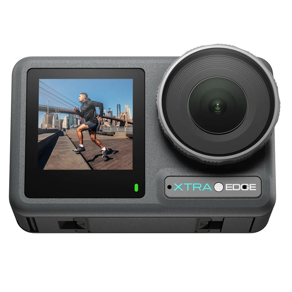 Xtra 4K 120fps Action Camera Dual Screen IP68 Waterproof Stabilized