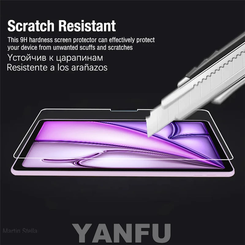Yanfu 9H Tempered Glass Screen Protector for Apple iPad