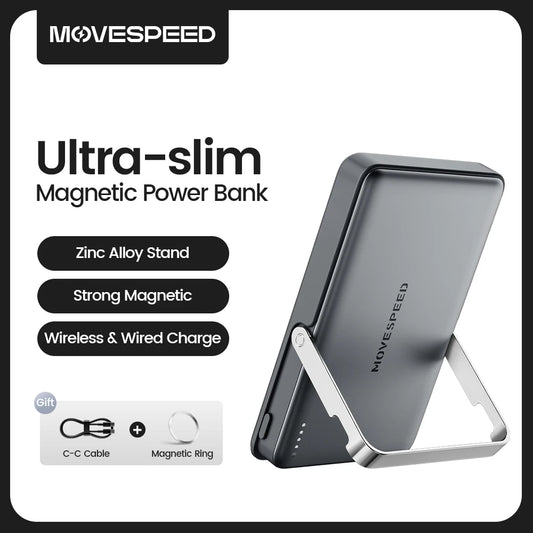 MOVESPEED S10Pro Magnetic 10000mAh Wireless Power Bank With MagSafe Stand
