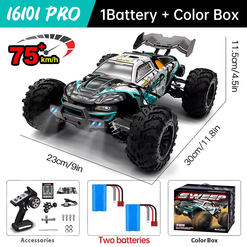 WLtoys 16101 Pro 4WD RC Car High Speed Monster Truck