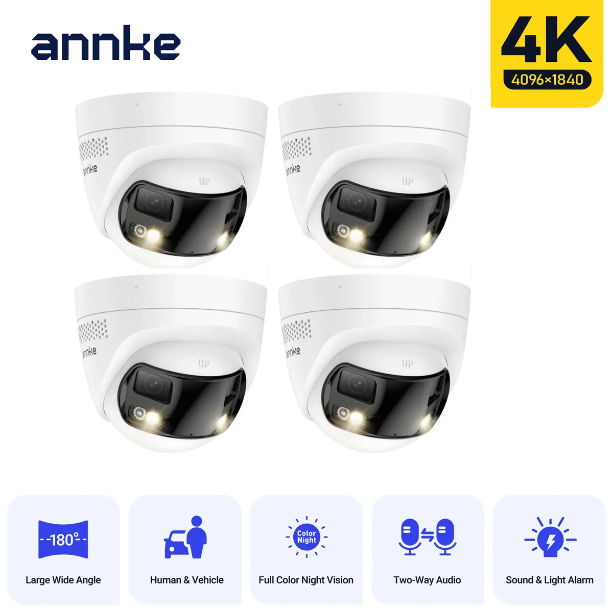 Annke 4K 8MP Dual Lens Outdoor PoE Security Camera