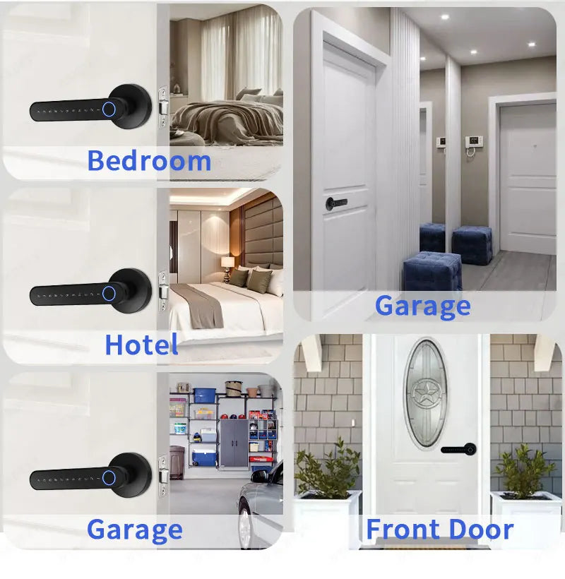 DSKDFTY Bluetooth Smart Fingerprint Door Lock With Keypad