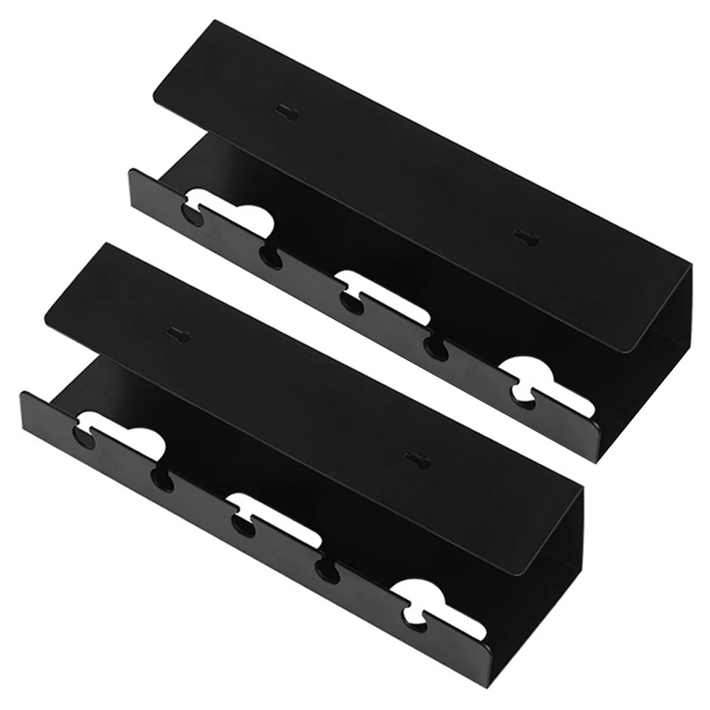 Under Desk Cable Management Tray 2 Pack Self Adhesive