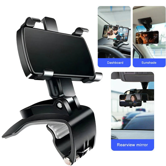 APWIKOGER Car Phone Holder 360 Degree Rotating Instrument Cluster Bracket