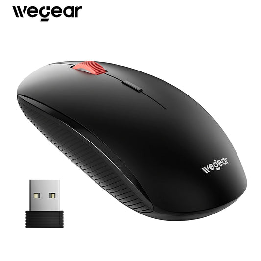 WEGEAR Wireless Mouse 2.4G Slim Cordless Ergonomic 4000DPI