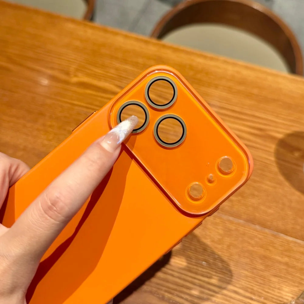 Shockproof Matte Glass Window iPhone Case