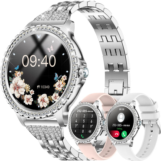 INNOFOVO Smart Watch for Women Touchscreen Fitness Tracker Wireless Calls