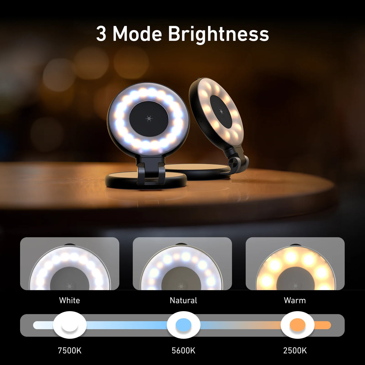 Telesin Magnetic Fill Light Mini Selfie Ring For iPhone MagSafe
