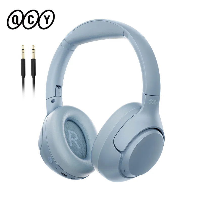 QCY H3 ANC Wireless Headphones Bluetooth 5.4 Hi Res Audio