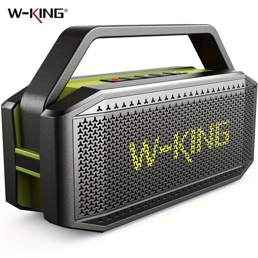 W-King Portable Bluetooth Speaker With Subwoofer 100W Peak Outdoor Waterproof