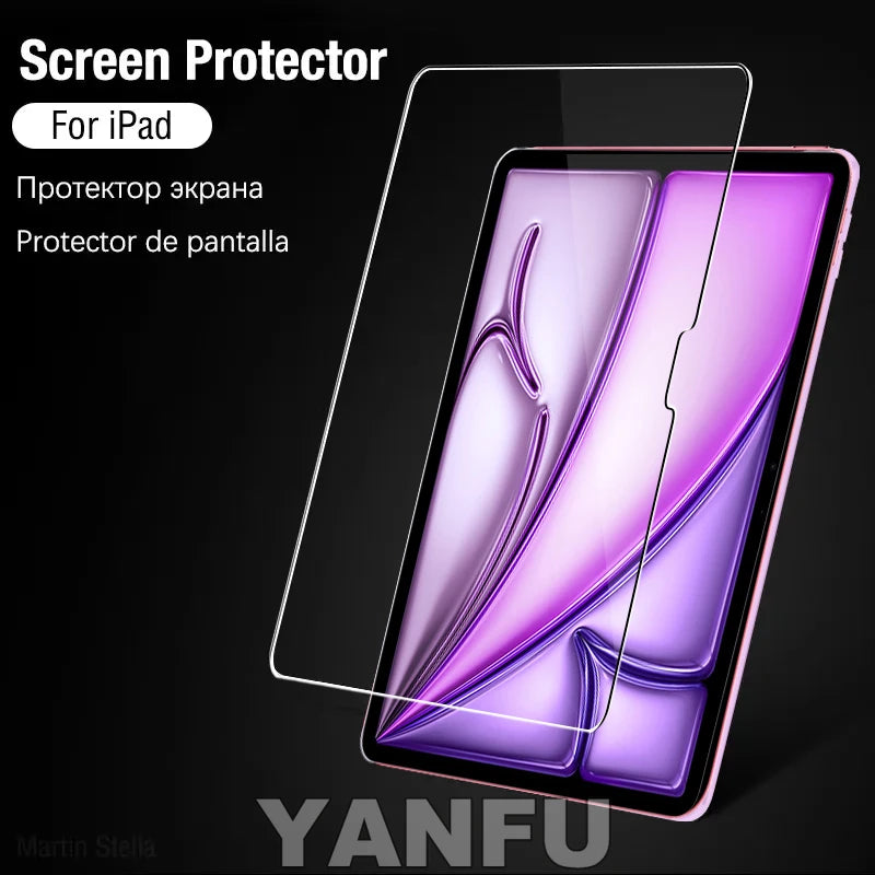 Yanfu 9H Tempered Glass Screen Protector for Apple iPad