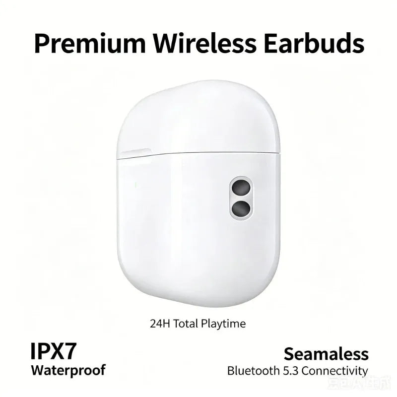 Zzlove Wireless Earbuds Noise Cancellation Heart Rate Monitor Bluetooth 5.3