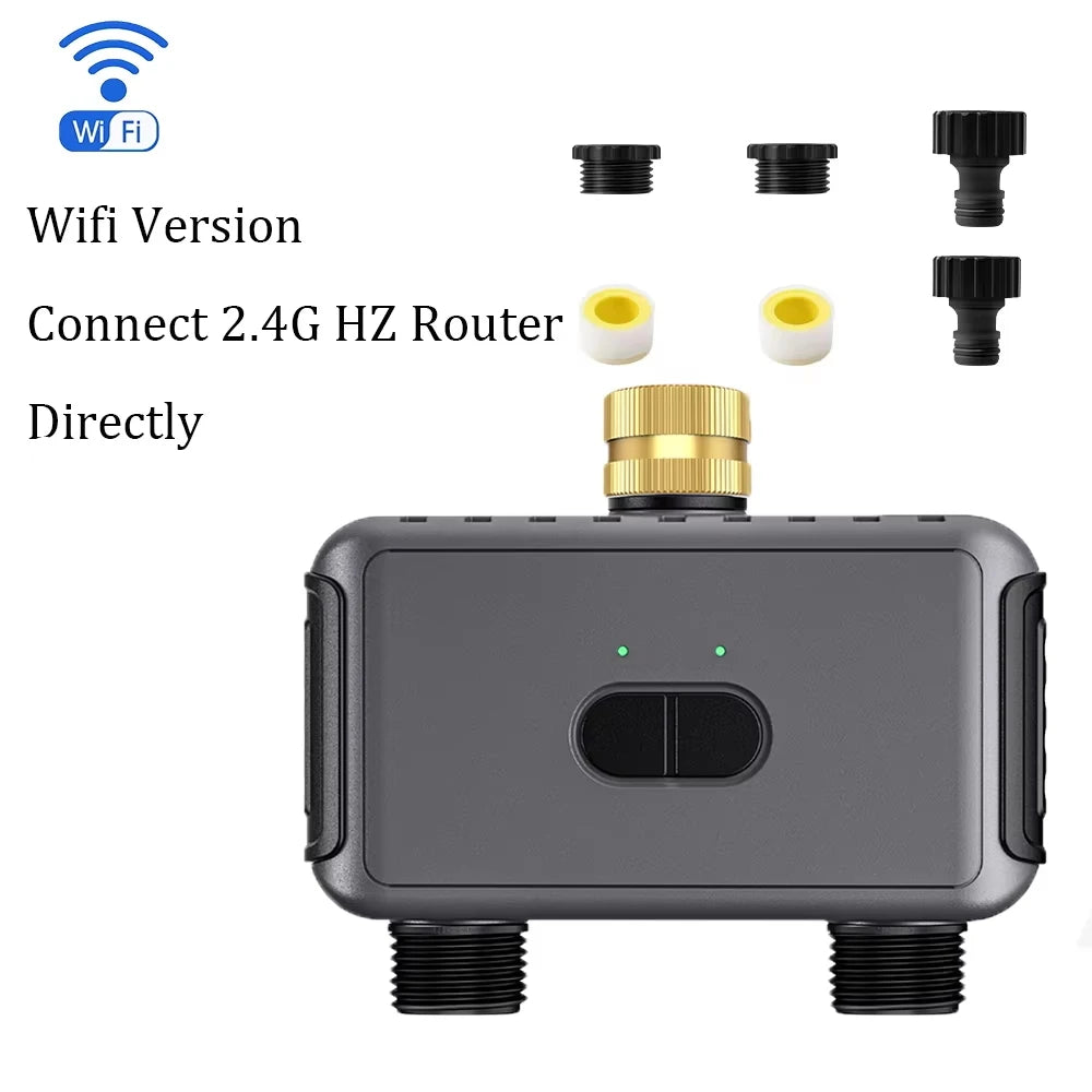 Insoma Dual Hose WiFi Automatic Water Timer For Garden Irrigation