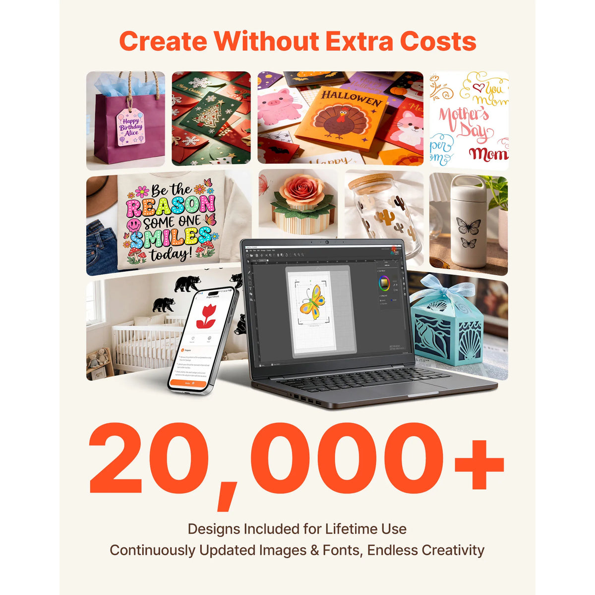 SucceBuy Screen Controlled Vinyl Cutting Machine For Crafting Projects