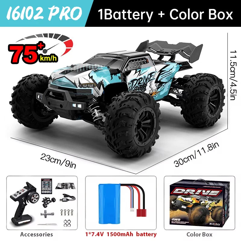 WLtoys 16101 Pro 4WD RC Car High Speed Monster Truck