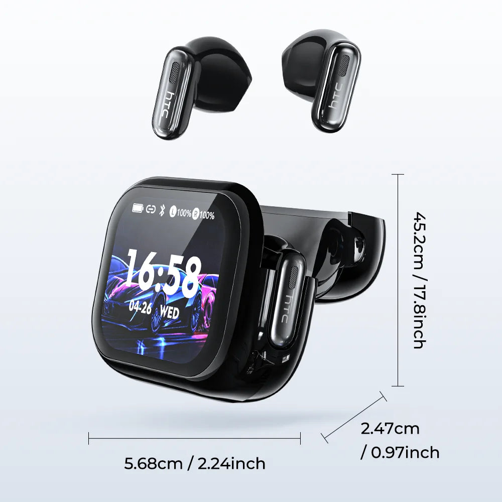 Wireless Bluetooth Earbuds With Active Noise Cancellation Touch Control
