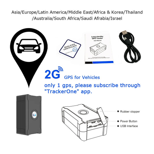 Wanwaytech GPS Tracker 5m Accuracy Vehicle Anti Theft for Cars