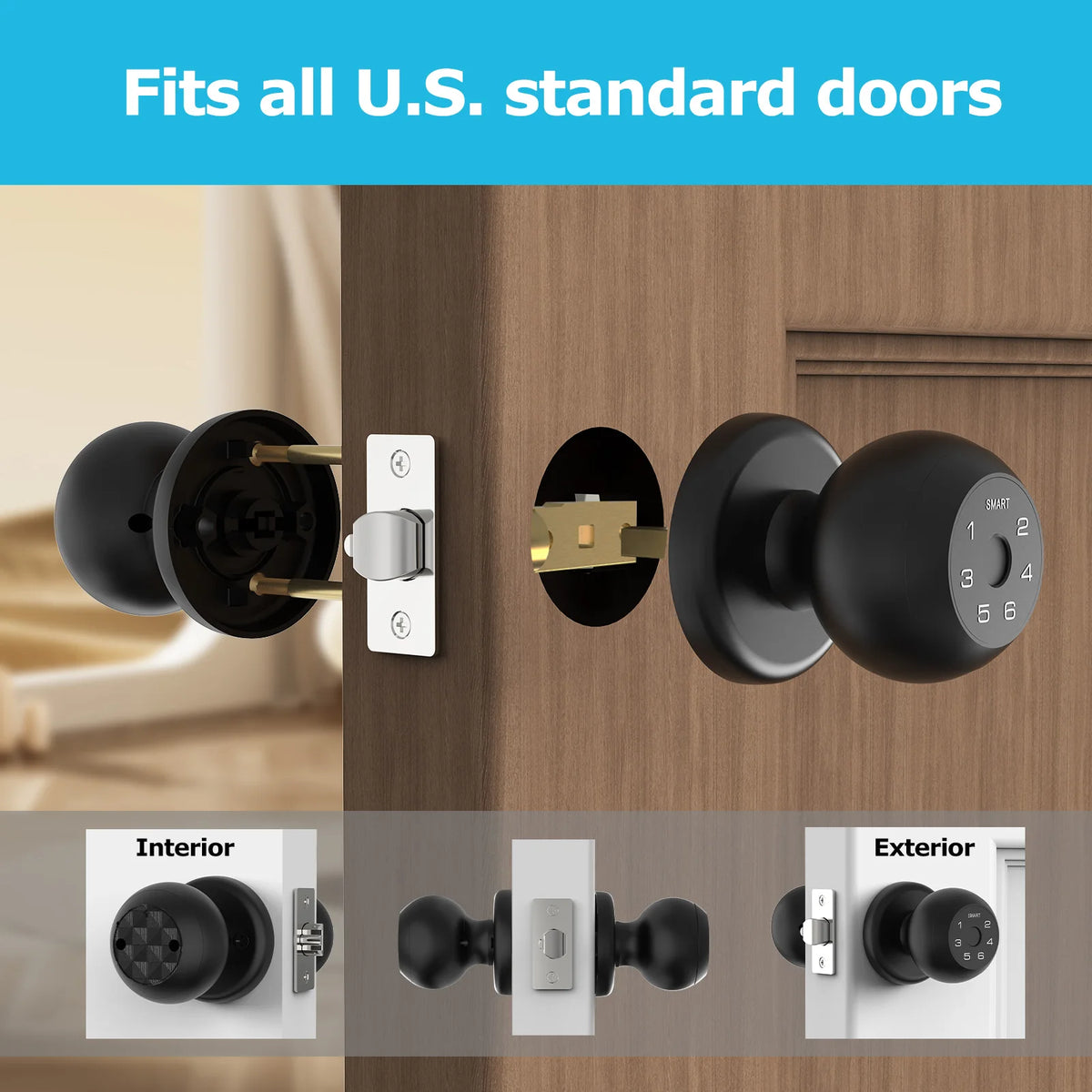 Viladepot Bluetooth Smart Fingerprint Lock With App Control
