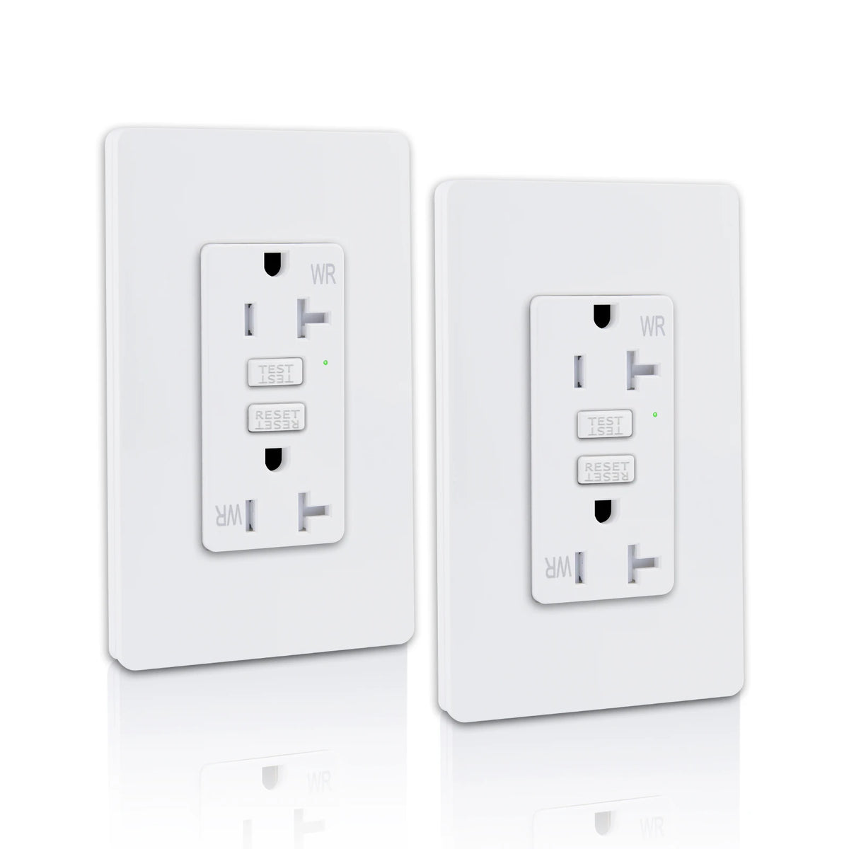 15 Or 20 Amp GfcI Receptacle With Led Indicator Plate