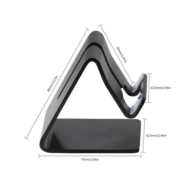 Universal Aluminum Foldable Desk Holder Stand For Phone And Tablet
