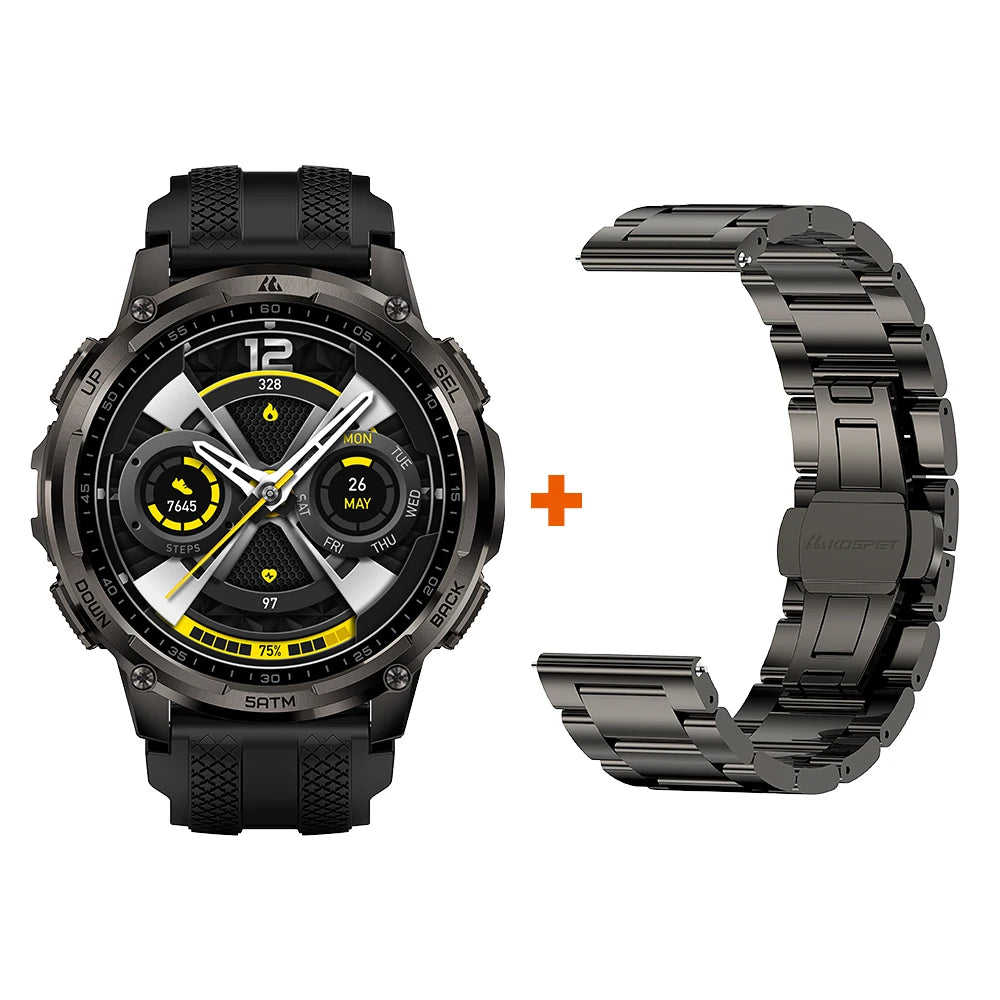 Kospet Tank T4C Rugged Smartwatch With Dual Band GPS Support