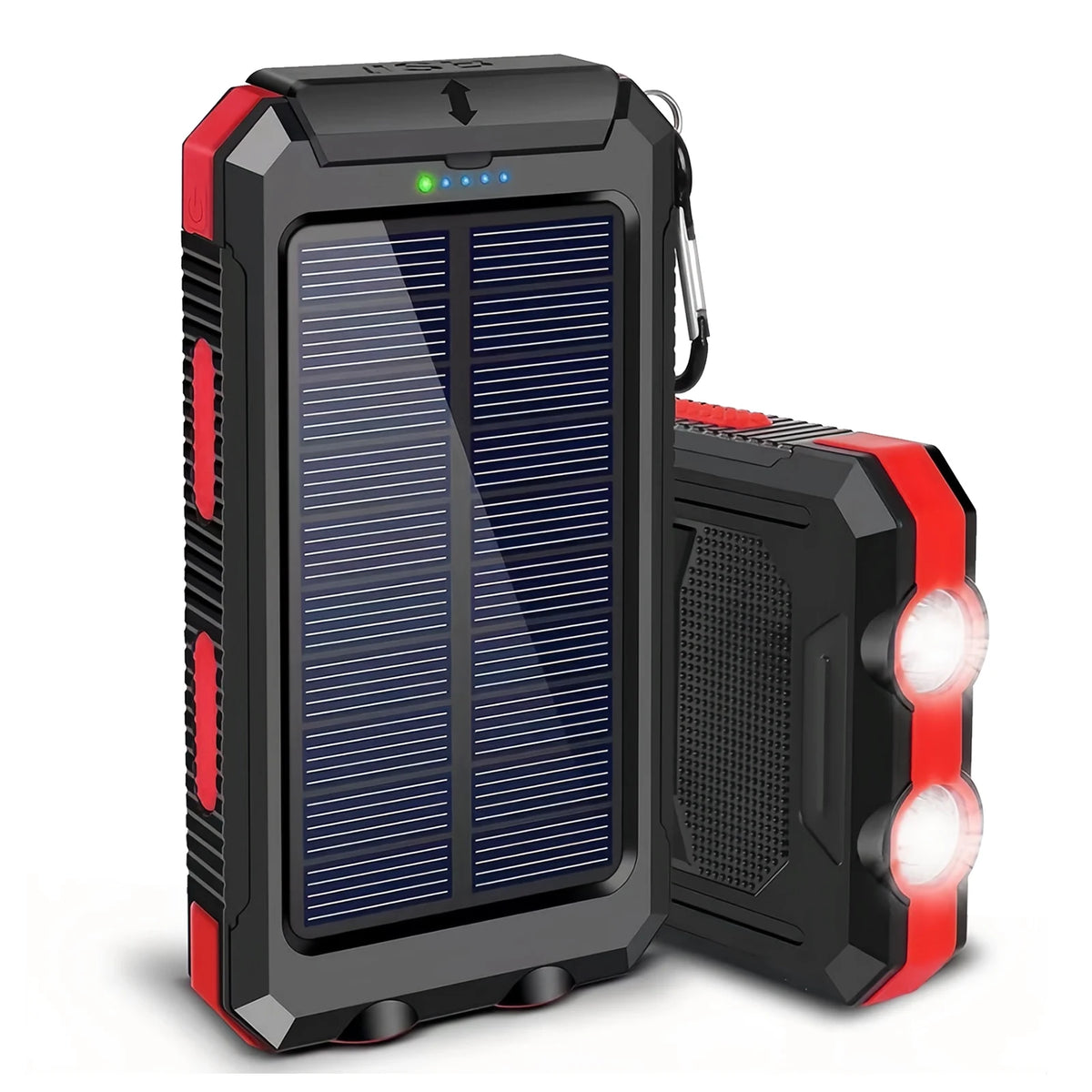 Solar Power Bank 10000mAh With Wireless Fast Charging And Waterproof